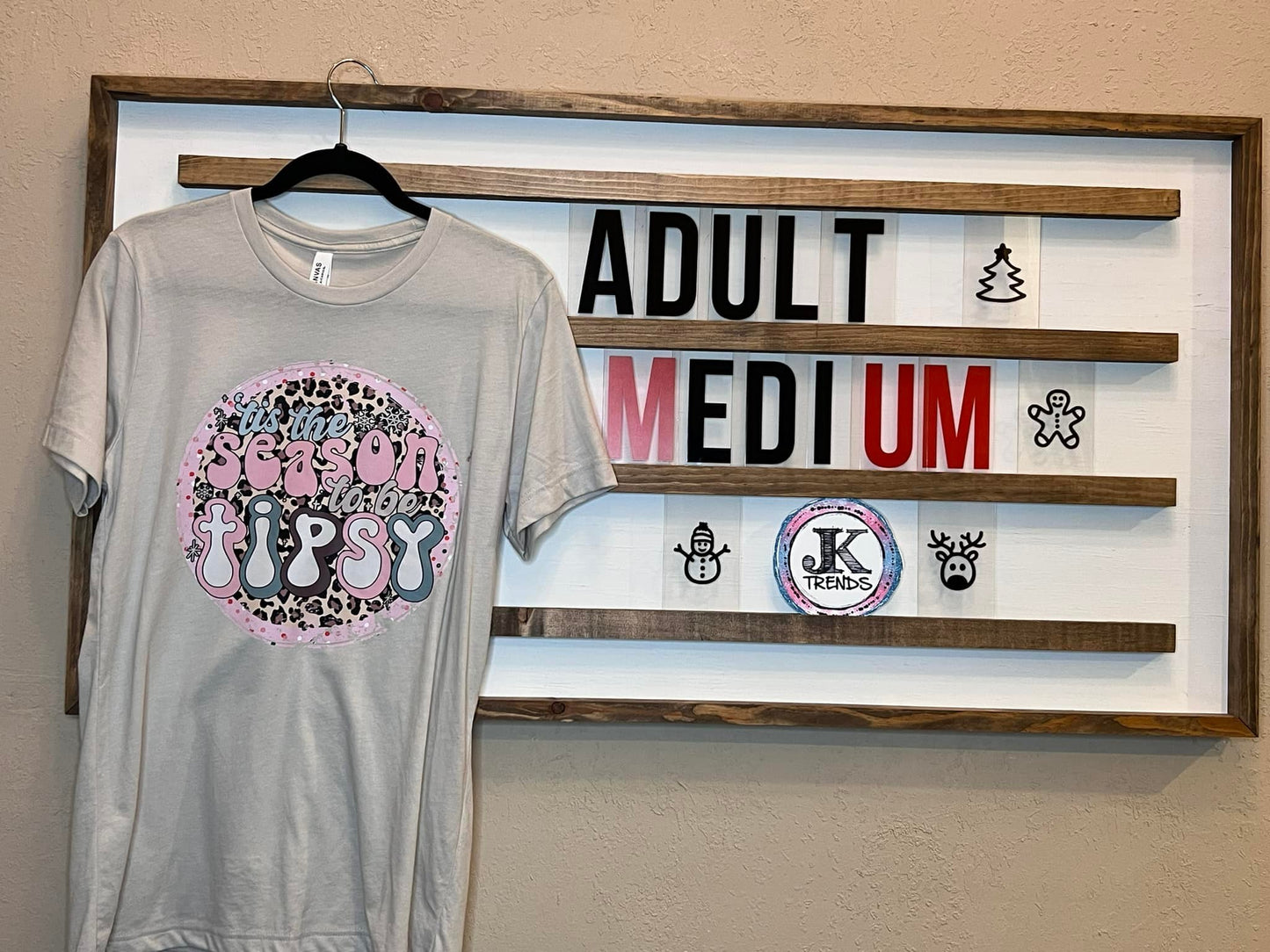 Tis the Season to be Tipsy Adult Medium