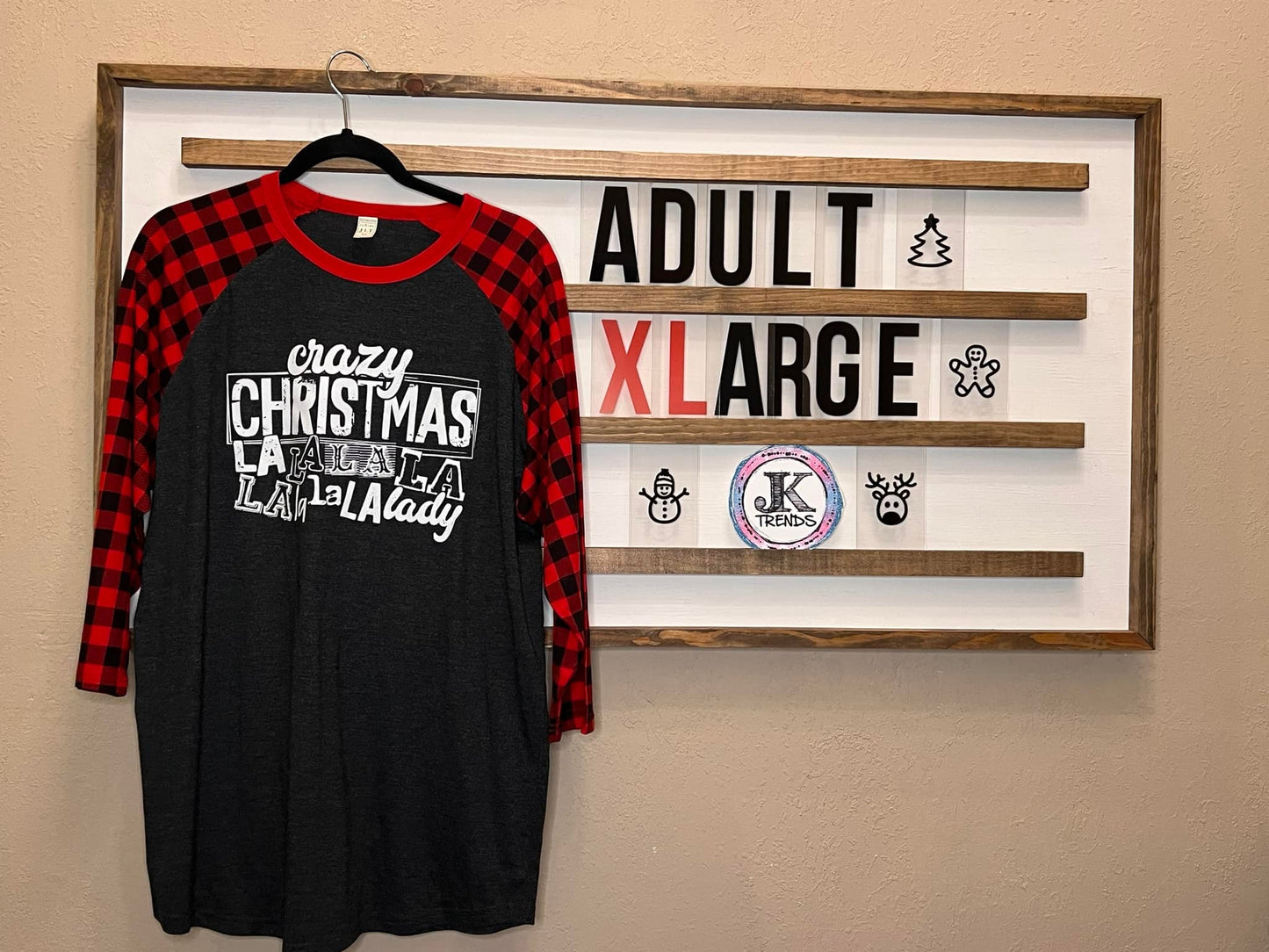 Crazy Christmas Falalalala Lady Adult X-Large