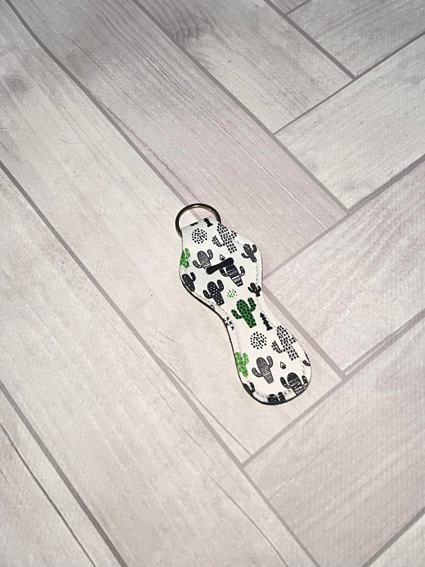 Cactus Lip-gloss Keychain
