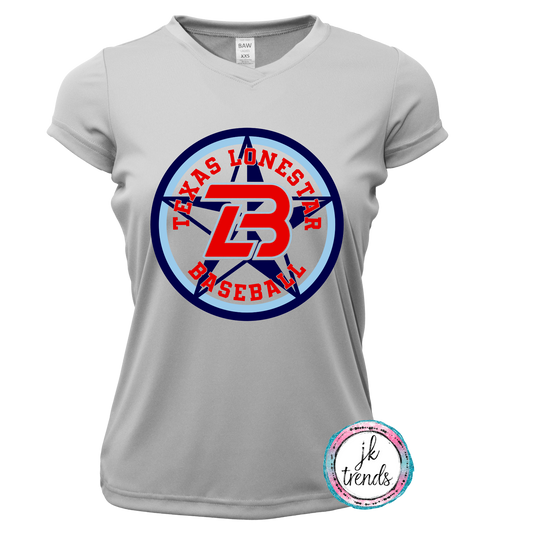 Lonestar Baseball Round Logo Ladies
