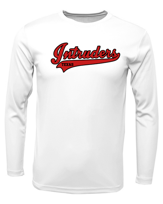 Intruders Script Drifit Long Sleeve Shirt