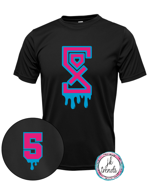 Blacksox Drip SOX Logo Drifit Short Sleeve Crew