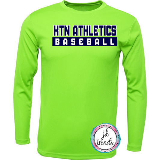 KTN Athletics Stacked Block Dri Fit Long Sleeve Shirt