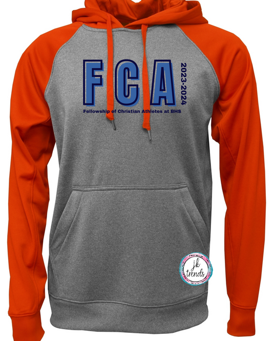 FCA Outlined Performance Hooded Sweatshirt