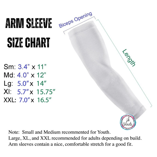 White Lonestar Baseball Arm Sleeve