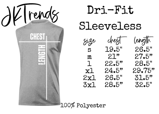 2024 KTN World Series sleeveless DRIFIT - Cut off for teams listed below