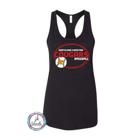 Northland Christian Cougars Oval Tank Top