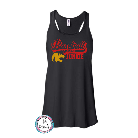 Cougars Baseball Junkie Tail Tank Top