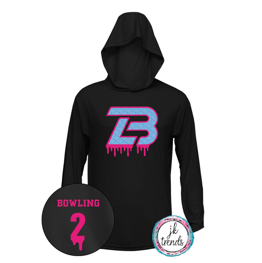 TLB Drip Waffle Hooded Drifit Long Sleeve