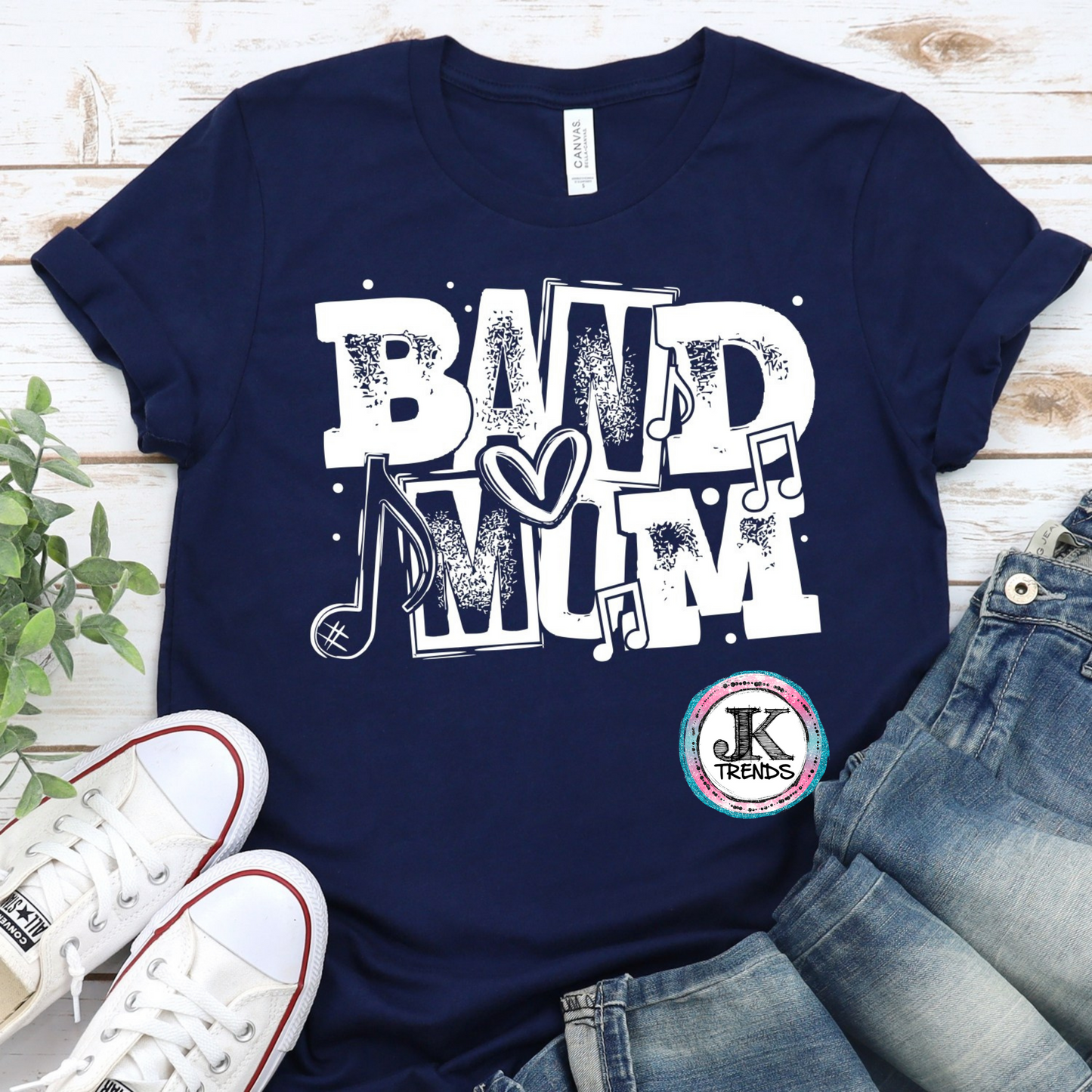 Band Mom White