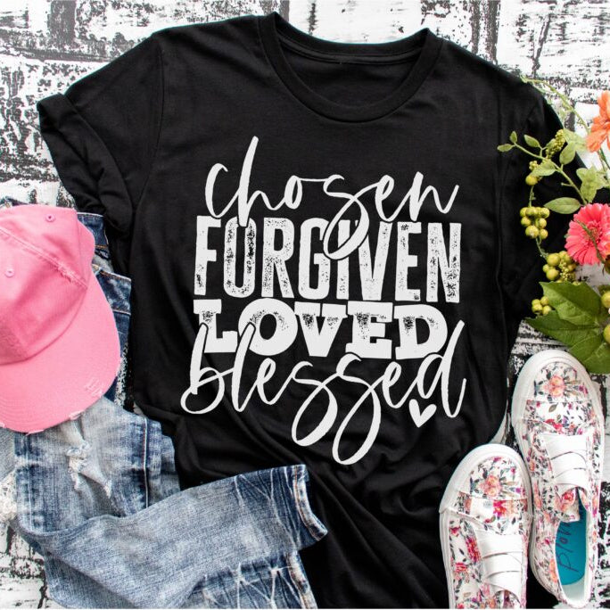 Chosen Forgiven Loved Blessed