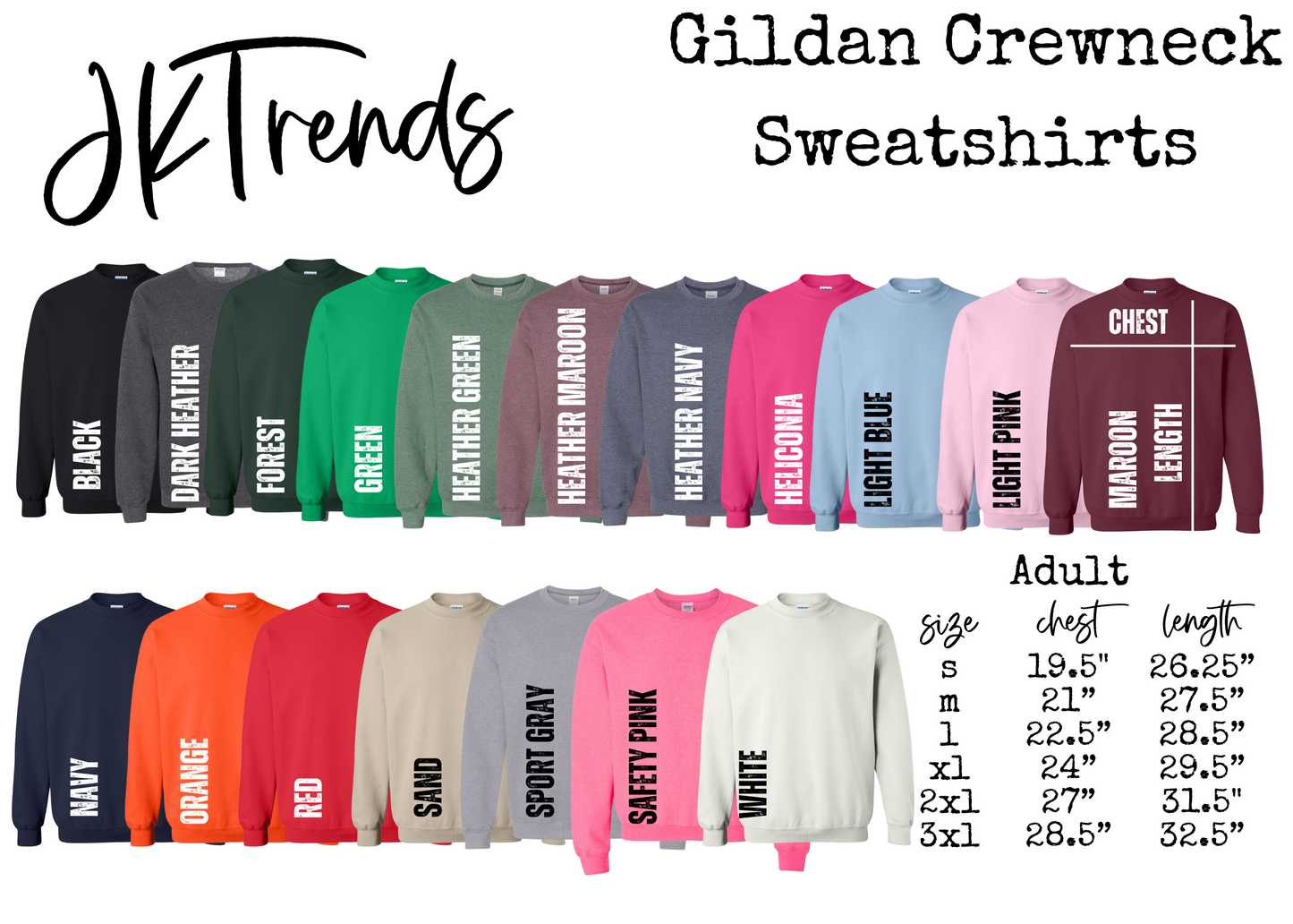 Red Merry Adult Crewneck Sweatshirt