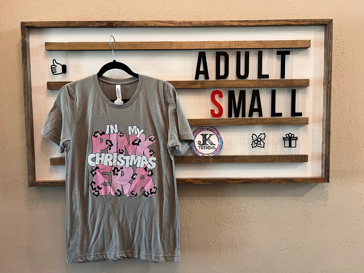 In My Pink Christmas Era Adult Small