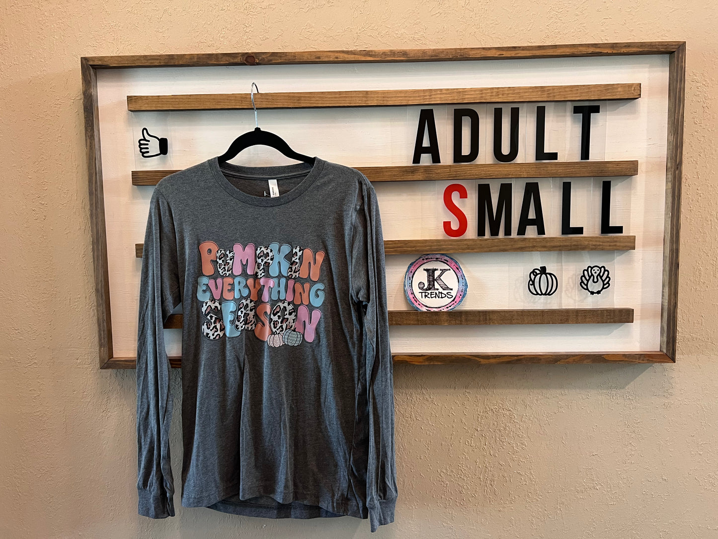 Pumpkin Everything Season Adult Small