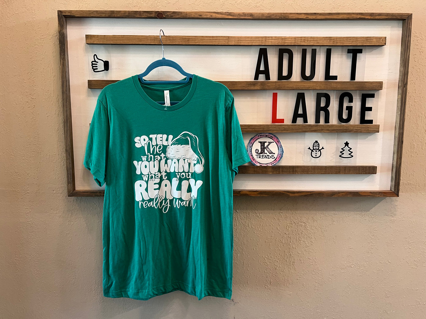Tell me what you want What you Really Really Want Adult Large