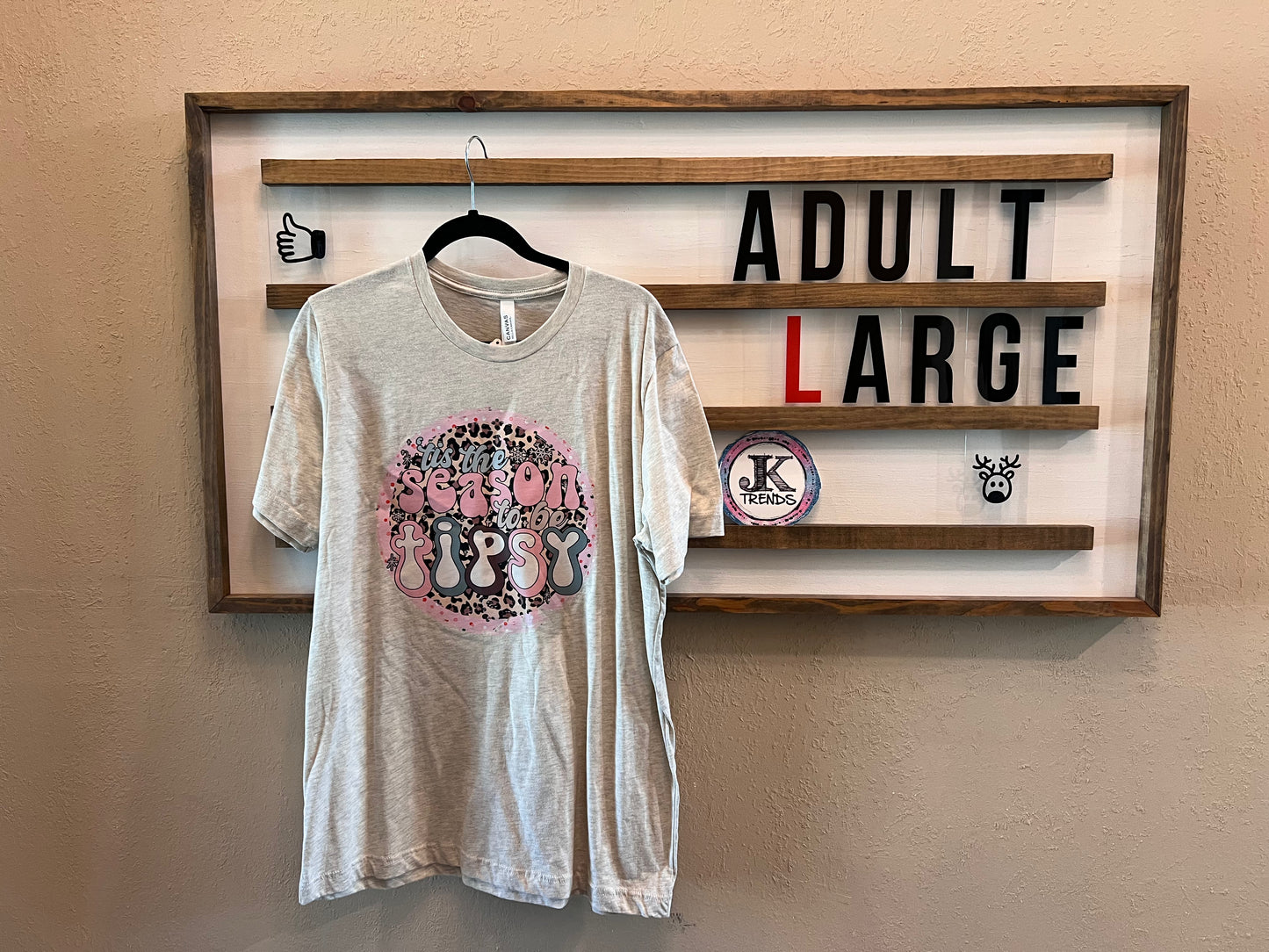 tis the Season to be Tipsy Adult Large