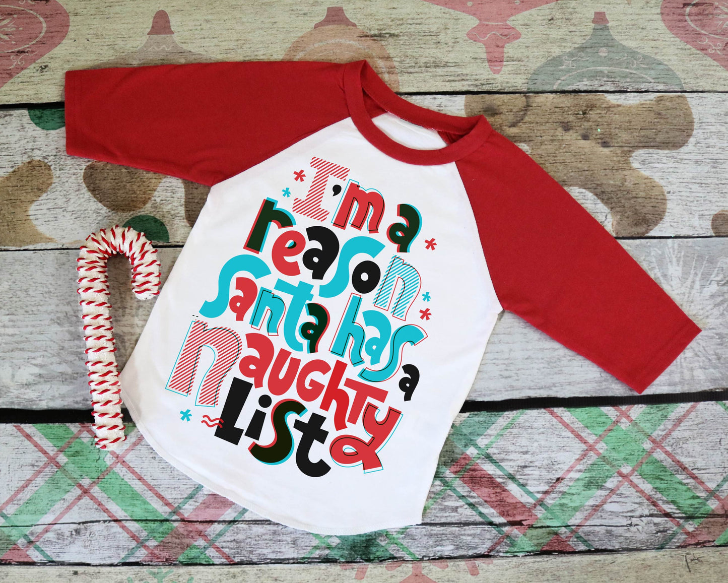 I'm a Reason Santa Has a Naughty List (short sleeve) YOUTH 🎄