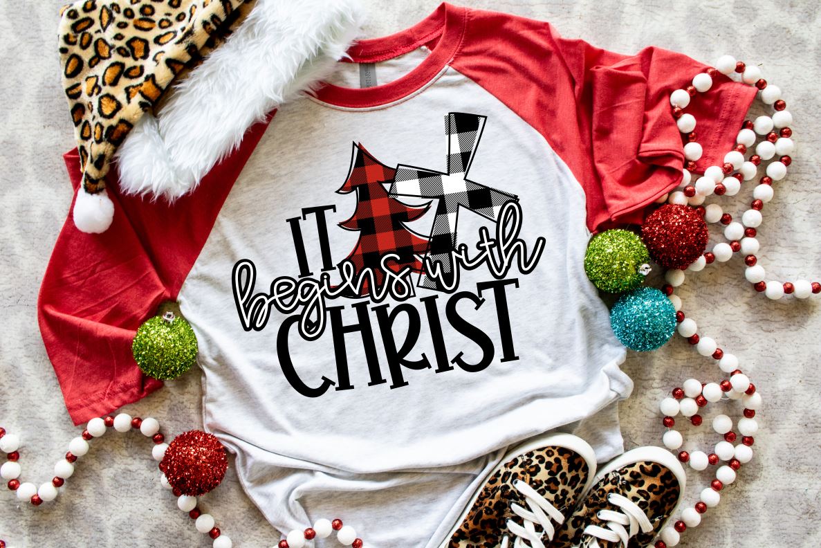 It Begins With Christ (short sleeve) 🎄