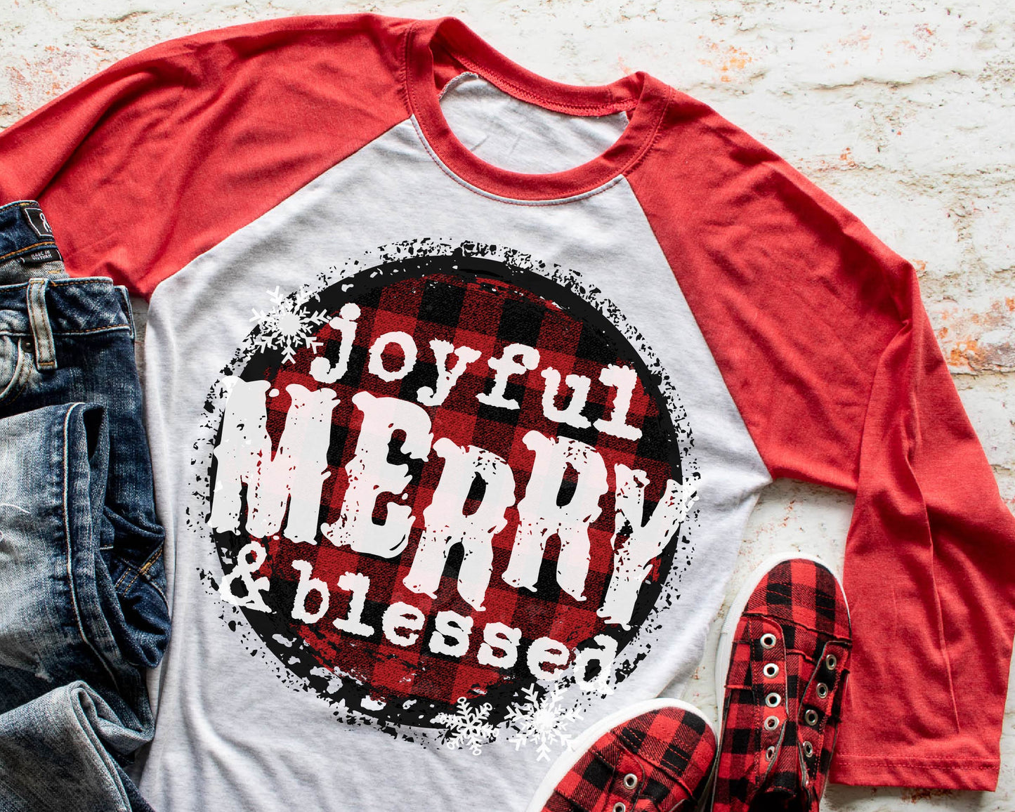 Joyful Merry & Blessed (short sleeve) 🎄