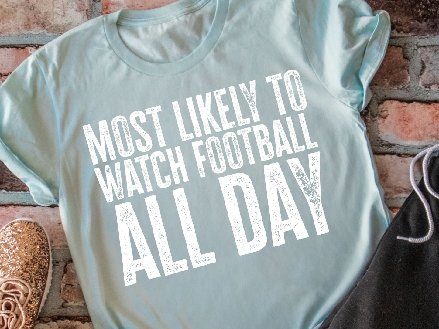 Most Likely to Watch Football All Day 🎄