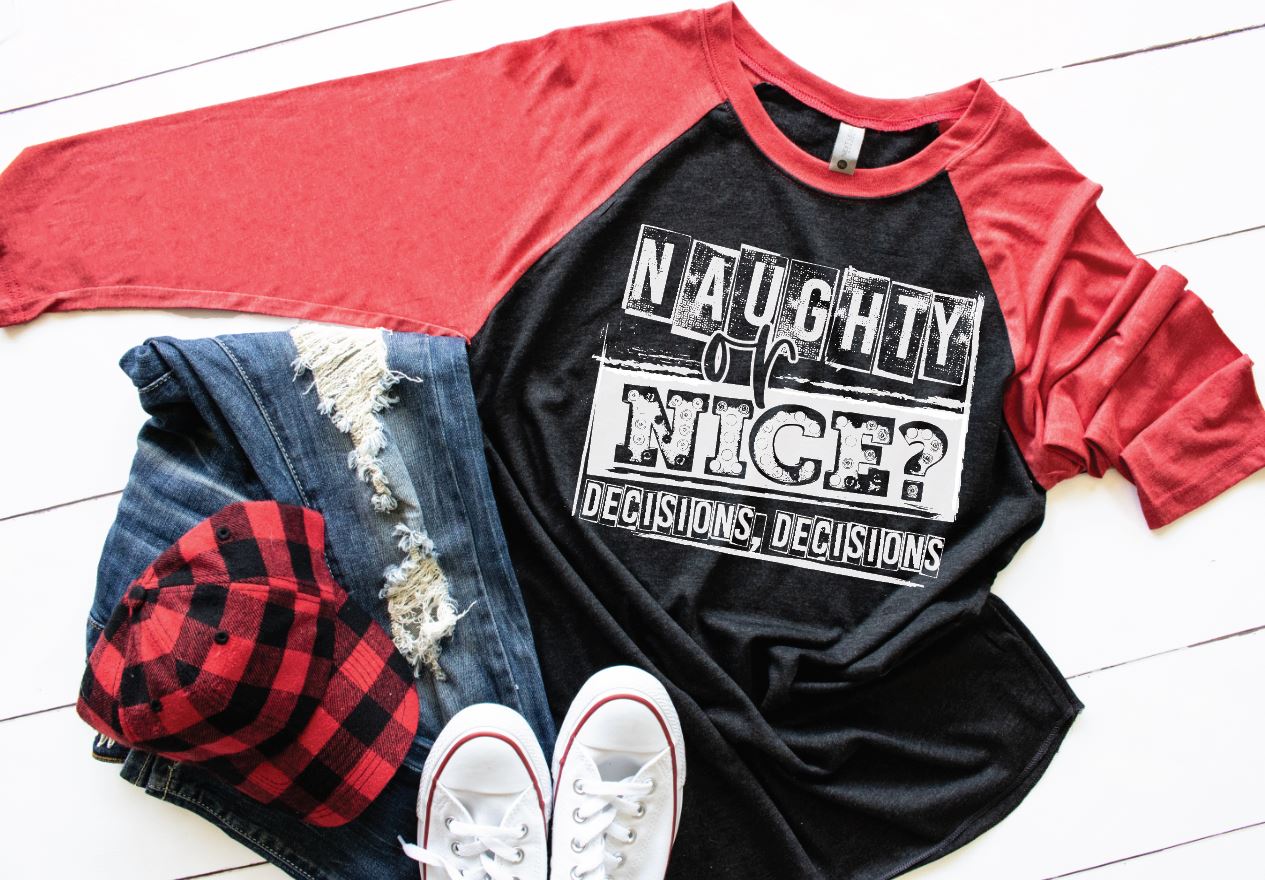 Naughty Or Nice (without decisions decisions) (short sleeve)🎄