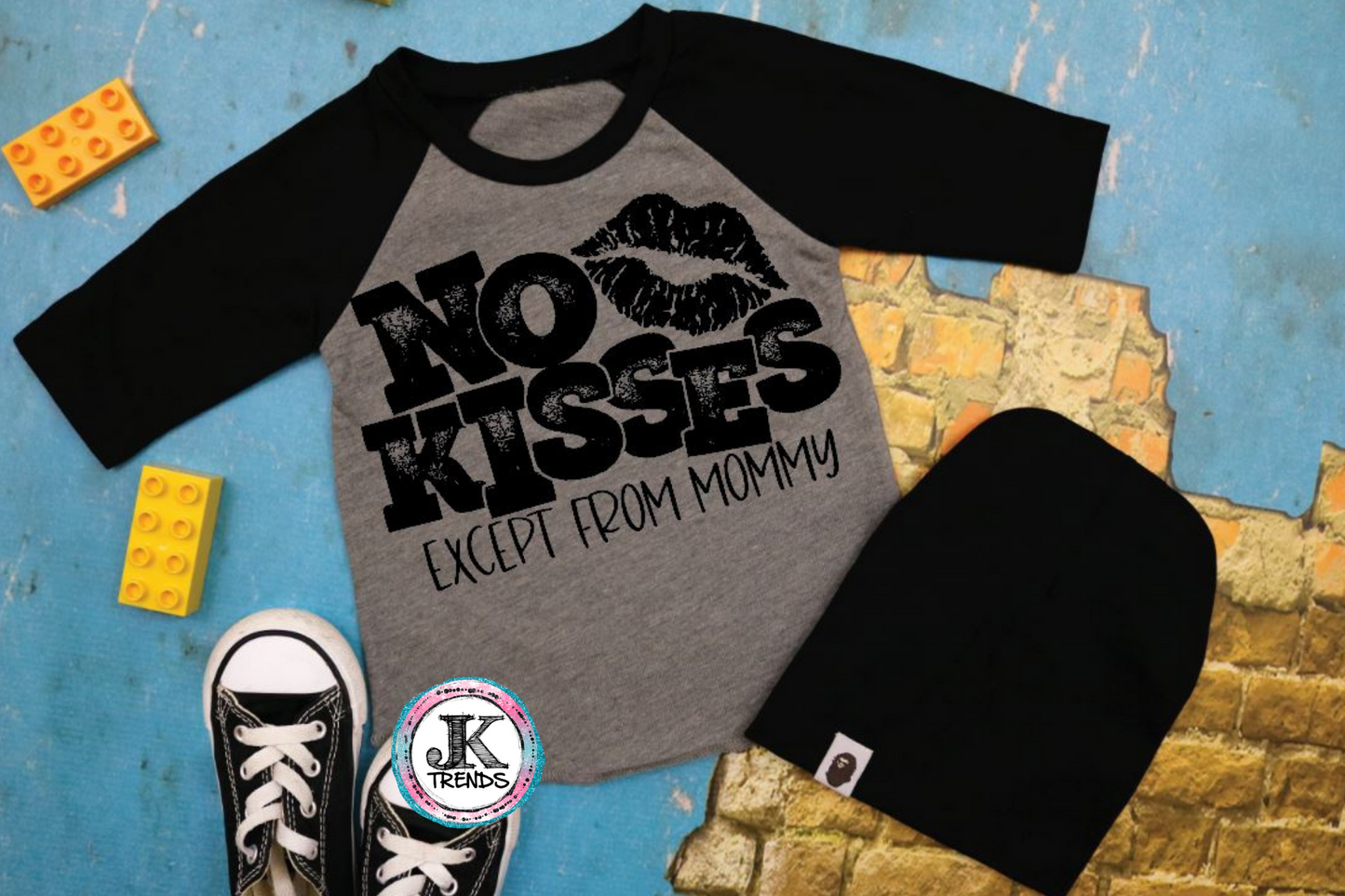 No Kisses Except From Mommy (short sleeve) YOUTH