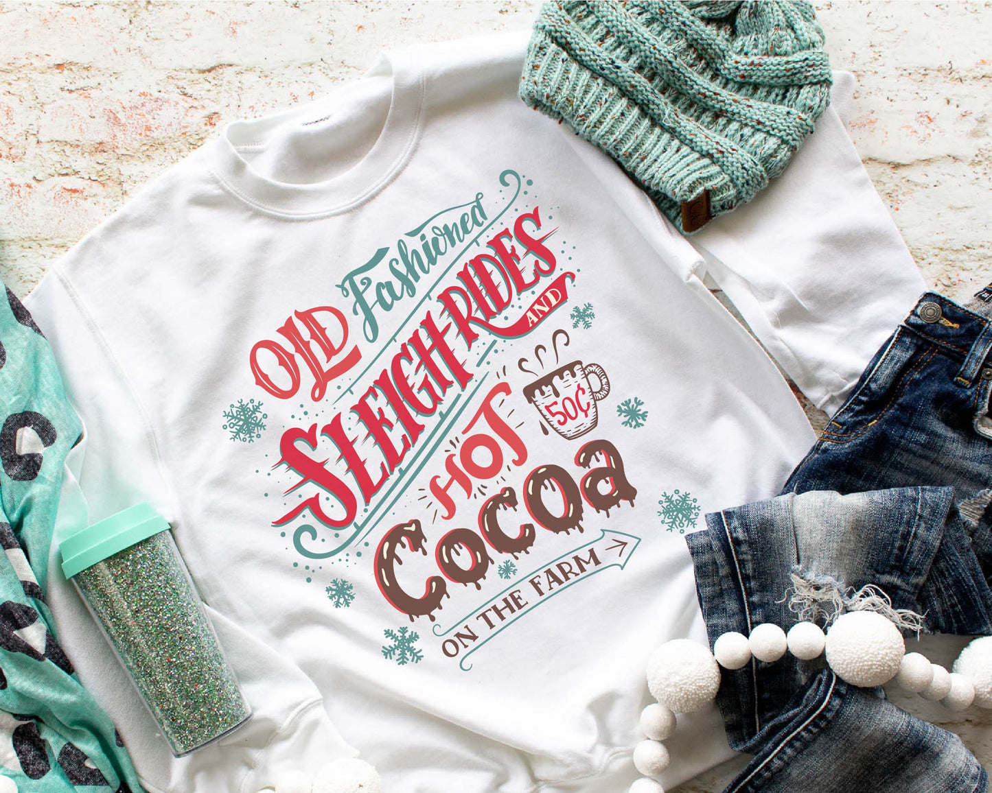 Old Fashioned Sleigh Rides (short sleeve) 🎄