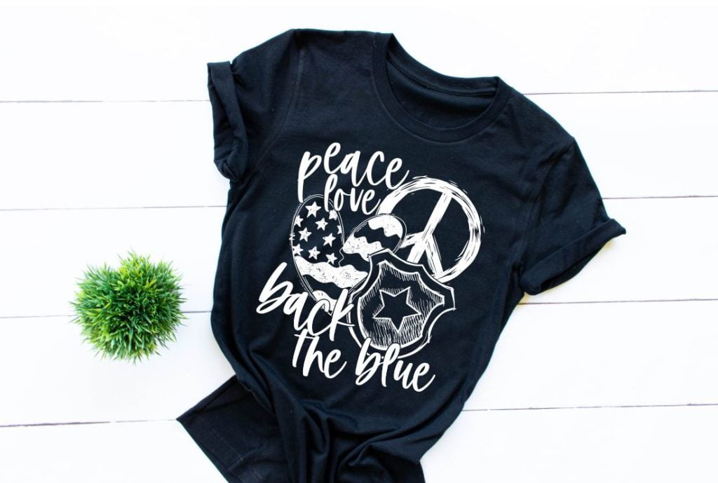 Peace Love Back the Blue