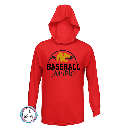 Cougars Baseball Junkie Long Sleeve Hooded Drifit