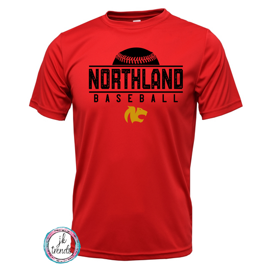 Northland Baseball Grunge Drifit Short Sleeve