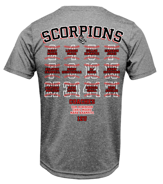 2025 Scorpions Cooperstown Short Sleeve Drifit