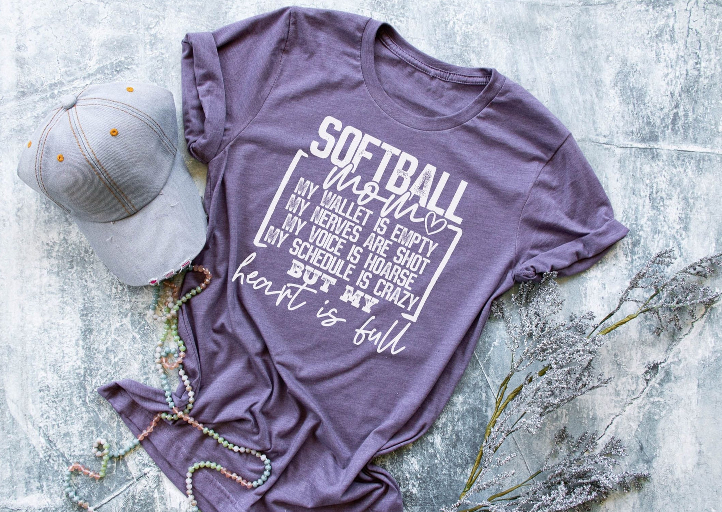 Softball Mom...Heart Is Full 🥎