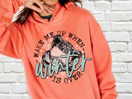 Wake Me Up When Winter Is Over (short sleeve) ❄️❄️