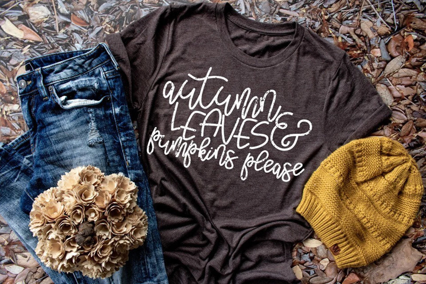 Autumn Leaves and Pumpkins Please