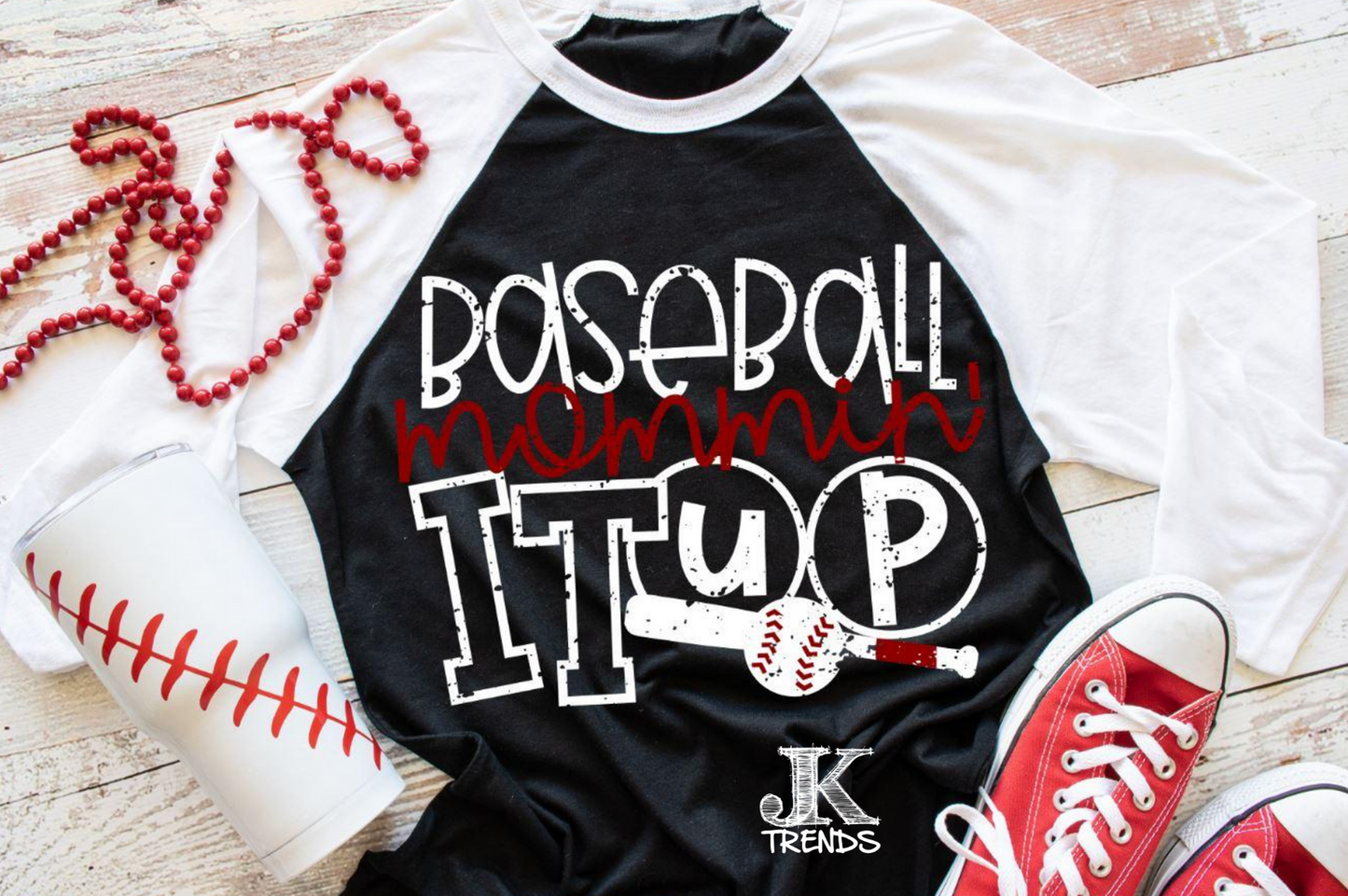 Baseball Mommin' It Up (short Sleeve)