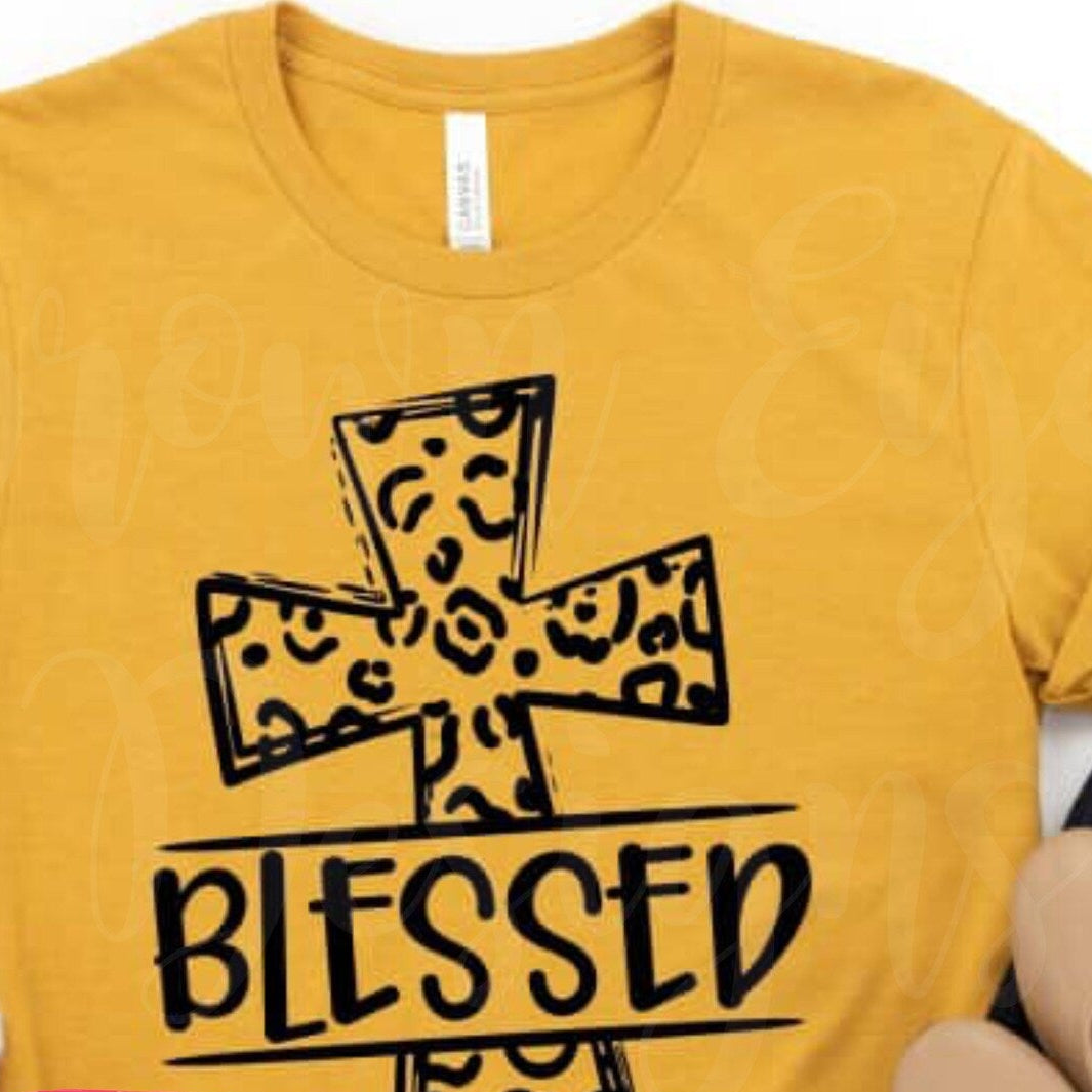 Blessed Leopard Cross (pocket)