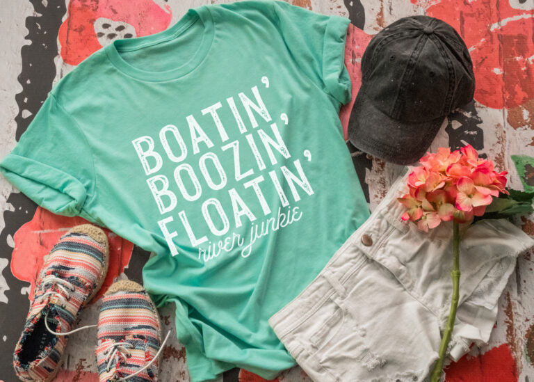 Boatin' Boozin' Floatin' River Junkie