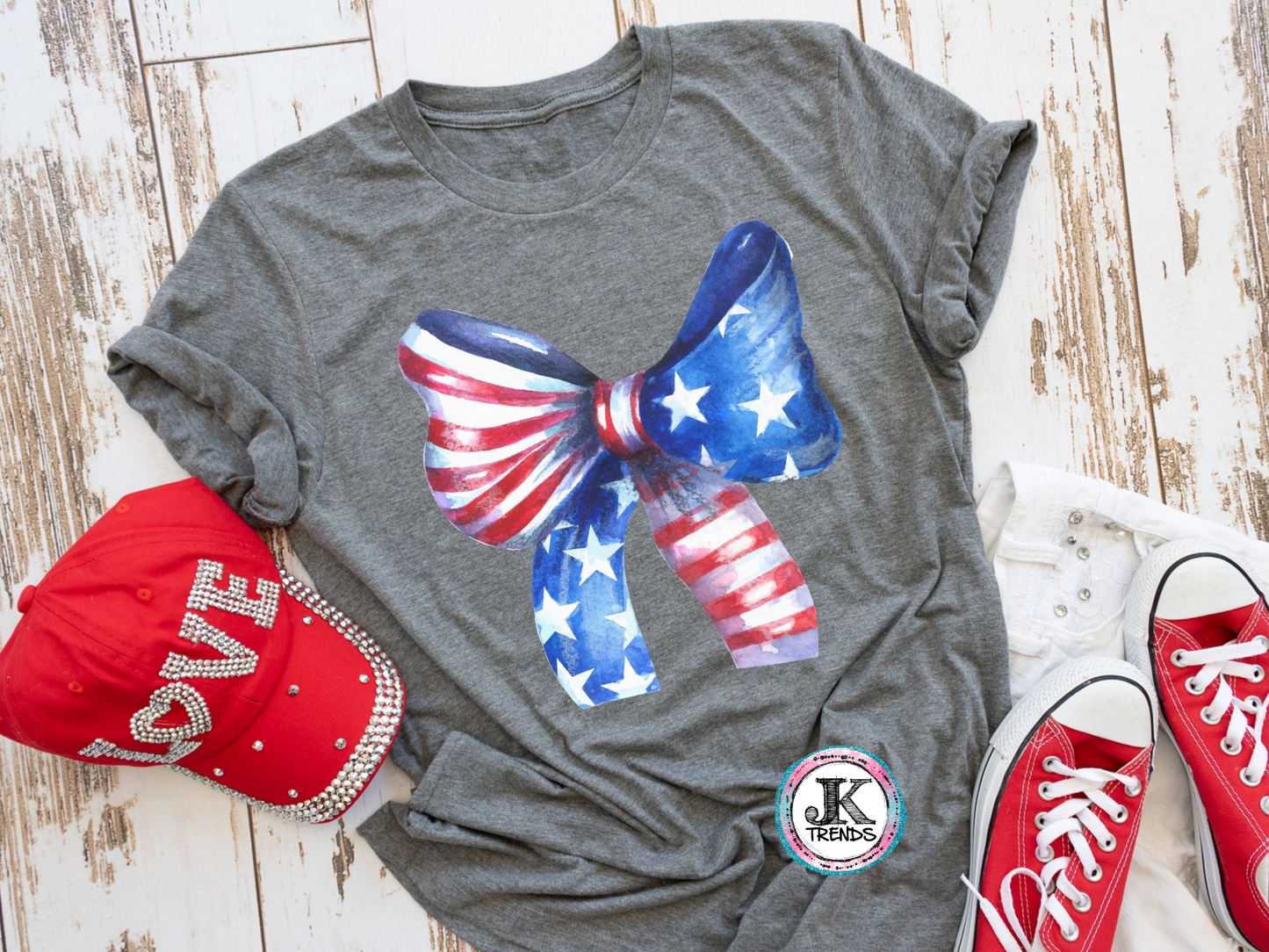 American Flag Bow