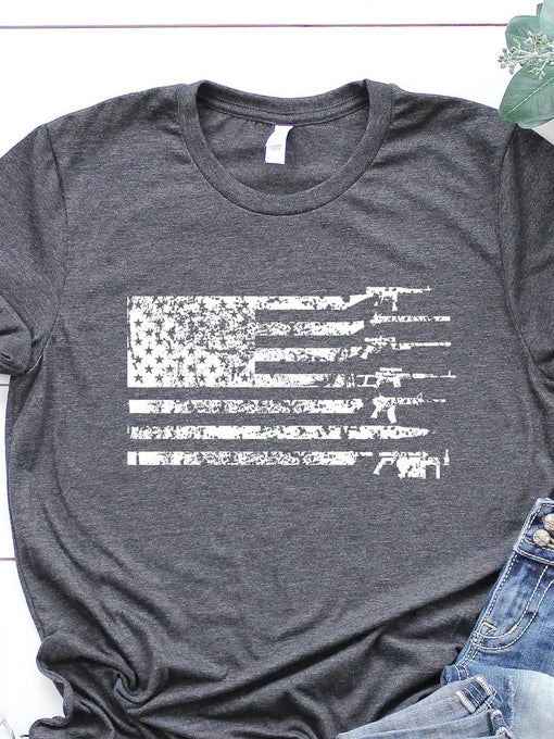 Flag with Rifles