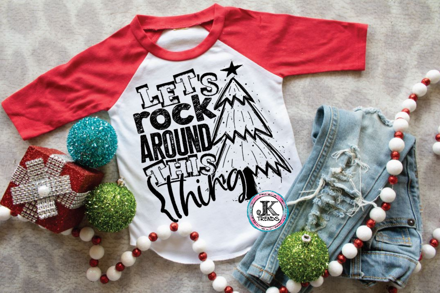 Let's Rock Around This Thing (short sleeve) YOUTH 🎄