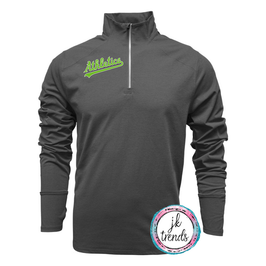 KTN Athletics Script Men's Quarter Zip Pull Over