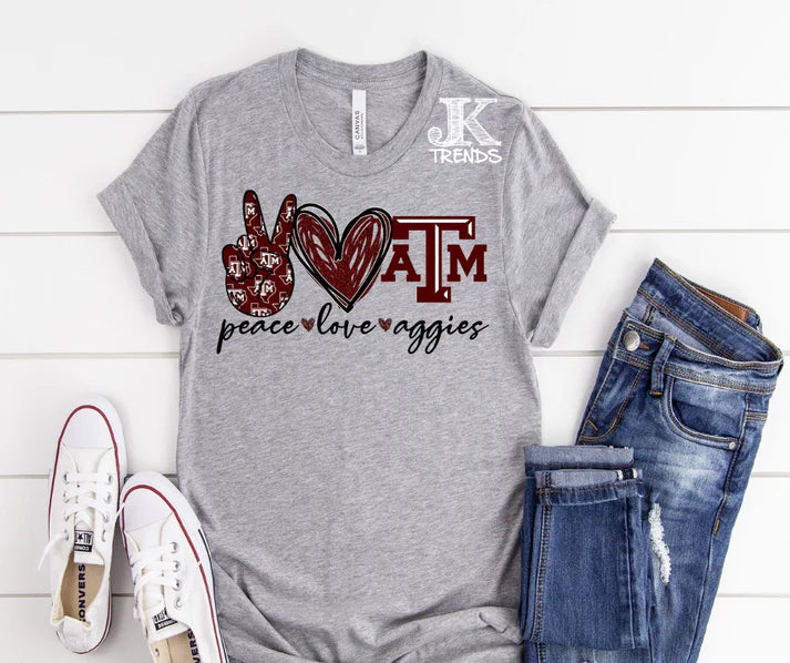 Peace Love Aggies