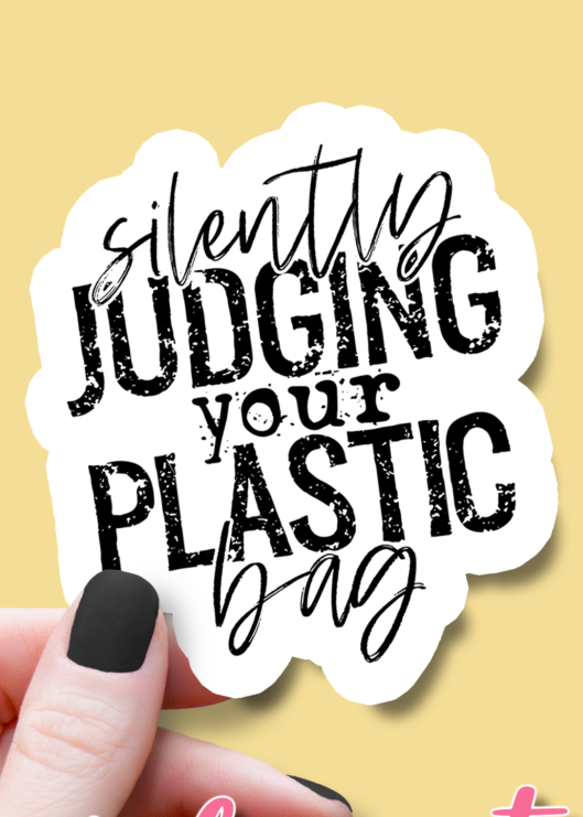Silently Judging Your Plastic Bag