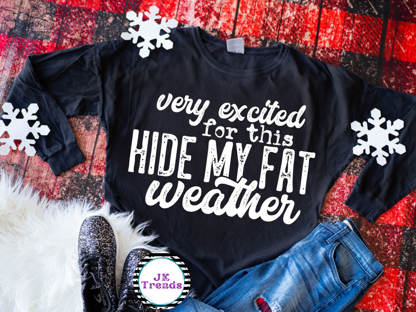 Very Excited For This Hide My Fat Weather (short sleeve) ❄️