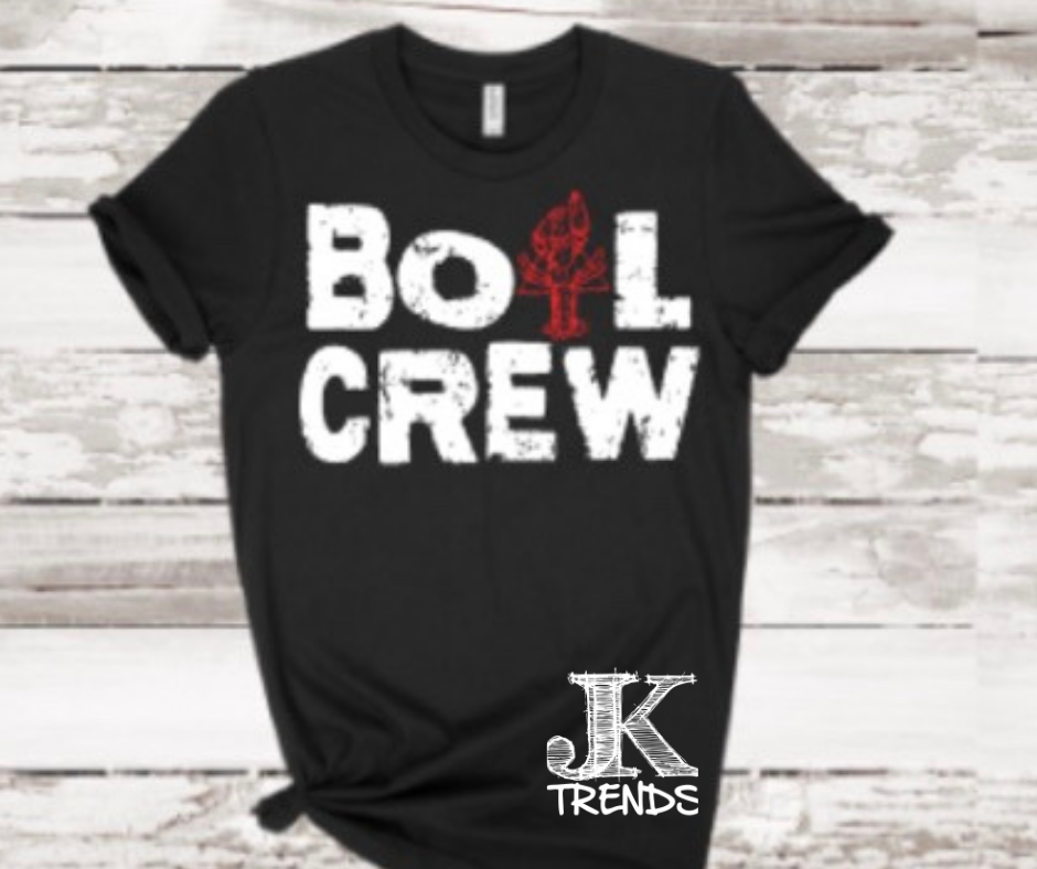 Boil Crew shirt (Red Crawfish)