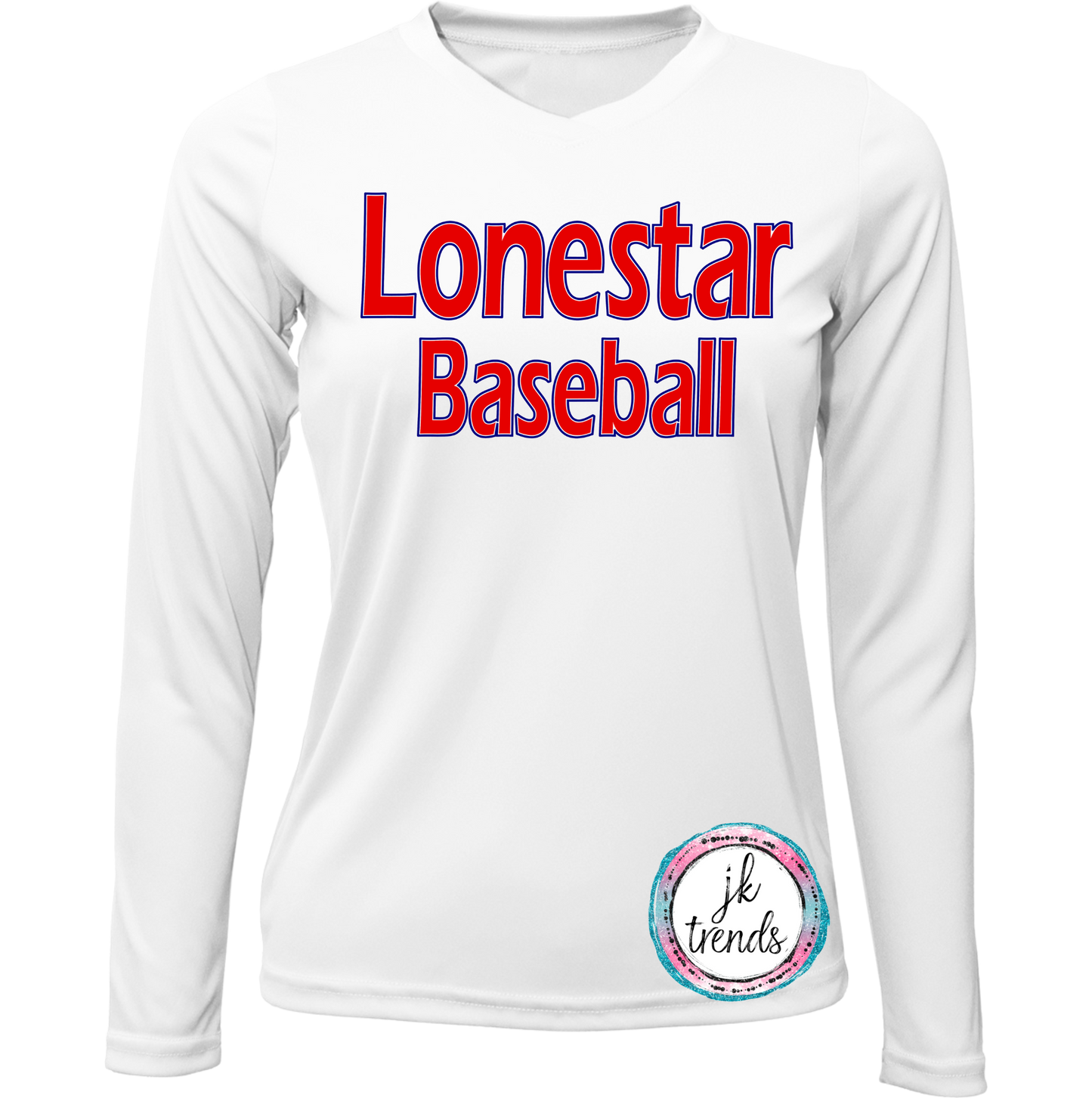 Lonestar Baseball Ladies Long Sleeve Dri-Fit