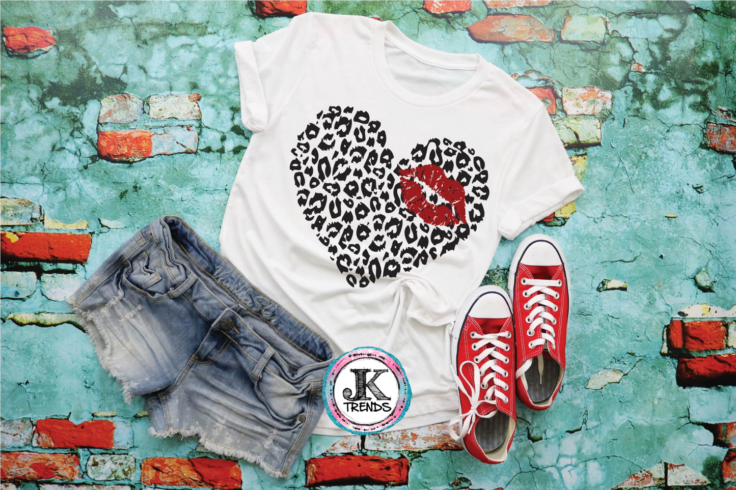 Leopard Heart Kiss