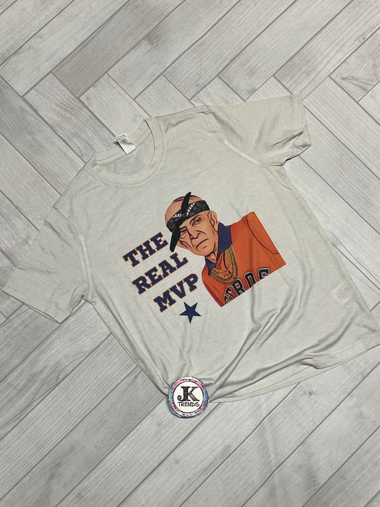 Mattress Mack Real MVP Astros Short Sleeved Shirt!