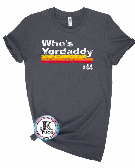 Who’s Yordaddy Crew Tshirt Bella Canvas