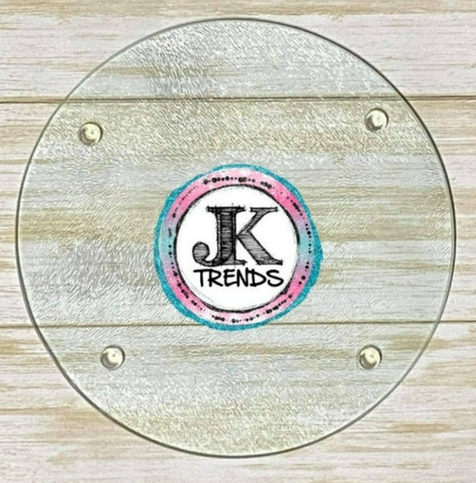 "Good Friends are like Stars" Cutting Board or Trivet - Glass - Wedding - Housewarming - Anniversary - Couples - Gift - Kitchen - Cook